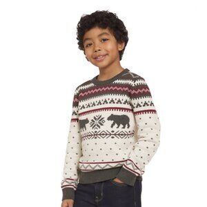 NWT Lands End Family Holiday Sweater for Kids - Boys size XL (18/20)